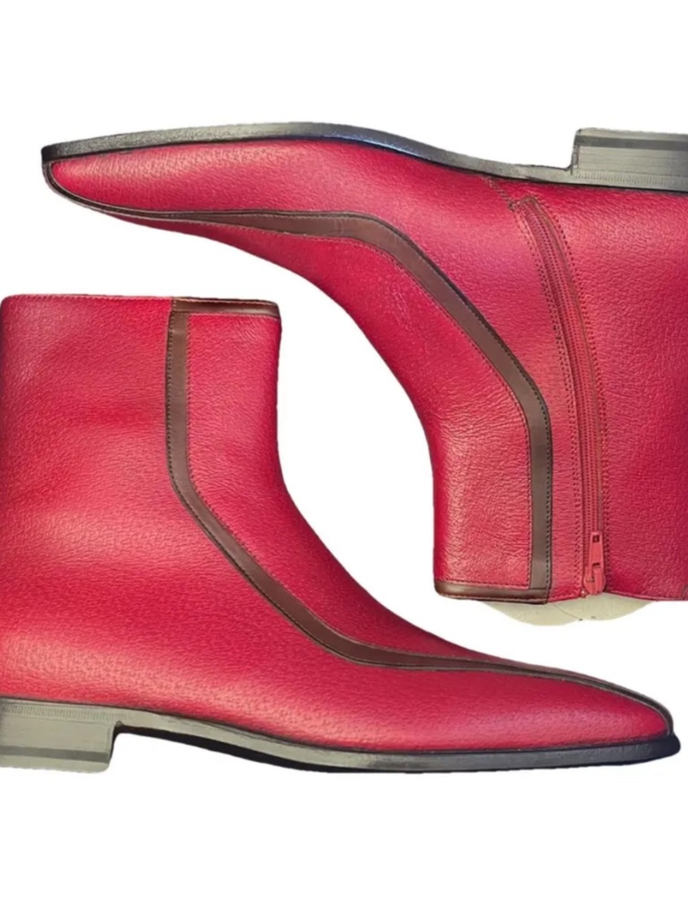 Prada Vintage Leather Ankle Boots
